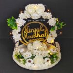 WHITE AESTHETIC PLATTER By GiftsMyStore